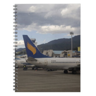 Domestic Chinese jet airliners lined up at Spiral Notebook