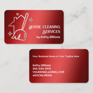 Domestic Cleaning Business Card