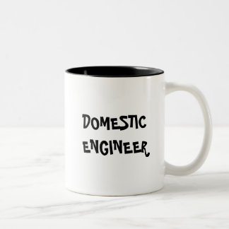 DOMESTIC ENGINEER Two-Tone COFFEE MUG