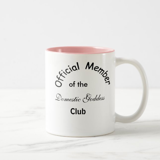 Domestic Goddess Two-Tone Coffee Mug (Right)