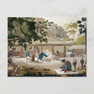 Domestic life in Kupang, Timor, plate 10 from 'Le Postcard