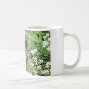 Domestic Long-Haired Cat Coffee Mug
