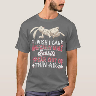 Domestic Magic Rabbit Animal  Lagomorph Funny Pet  T-Shirt