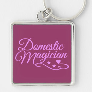 Domestic Magician custom key chain