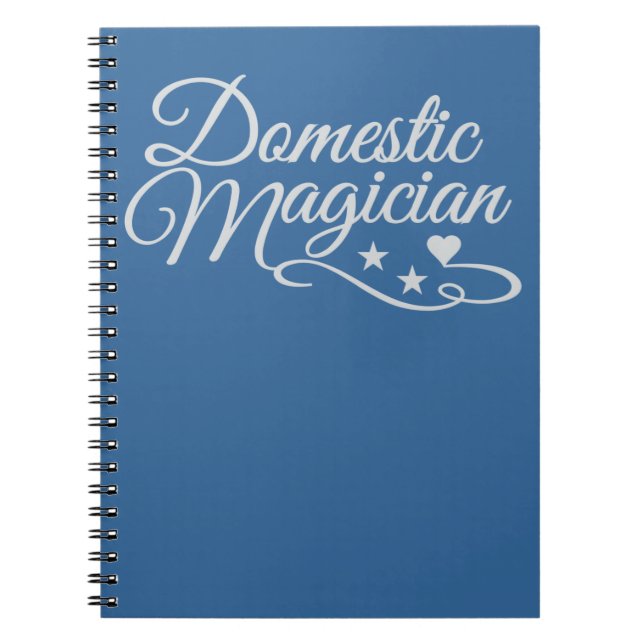 Domestic Magician custom notebook (Front)