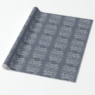 Domestic Magician custom wrapping paper