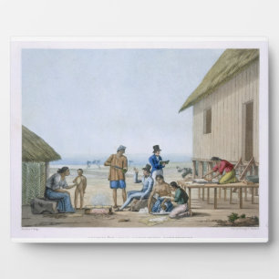Domestic occupations, Agagna, Guam, Philippines, f Plaque