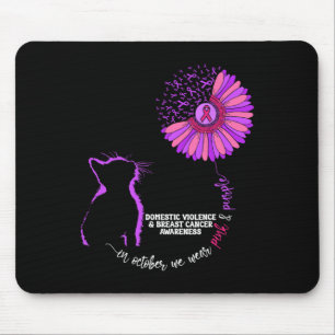 Domestic Violence And Breast Cancer Awareness Groo Mouse Pad