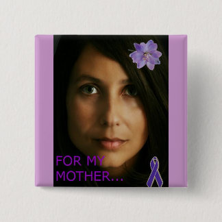 DOMESTIC VIOLENCE AWARENESS 15 CM SQUARE BADGE