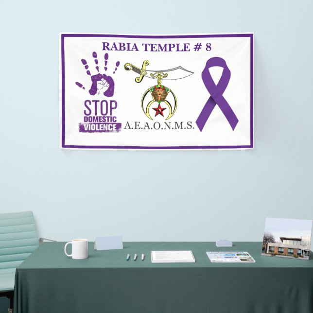 Domestic Violence Awareness Banner (Tradeshow)