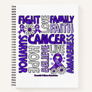 Domestic Violence Awareness - Fight love survivor  Notebook