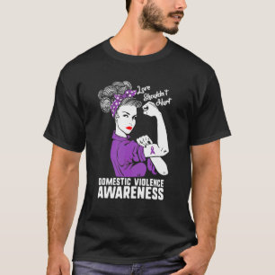 Domestic Violence Awareness Love Shouldn't Hurt Pu T-Shirt