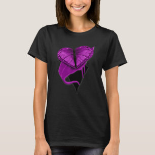 Domestic Violence Awareness Month October Purple B T-Shirt