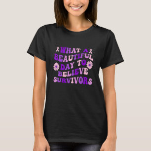 Domestic Violence Awareness month Purple T-Shirt