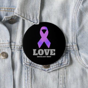 Domestic Violence Awareness Round Button