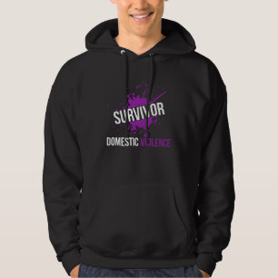 Domestic Violence Awareness Survivor   4 Hoodie