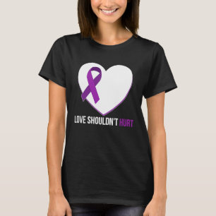 Domestic Violence Awareness Survivor Heart T-Shirt