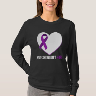 Domestic Violence Awareness Survivor  Heart T-Shirt