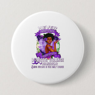Domestic Violence Awareness Survivor Stop 7.5 Cm Round Badge
