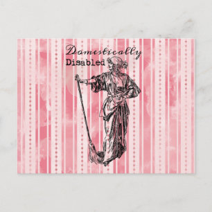 Domestically Disabled Postcard