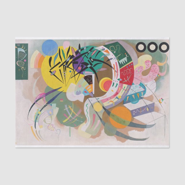 Dominant Curve by Wassily Kandinsky Tissue Paper (Front)