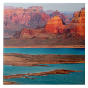 Dominguez Butte & Lake Powell, Utah Tile