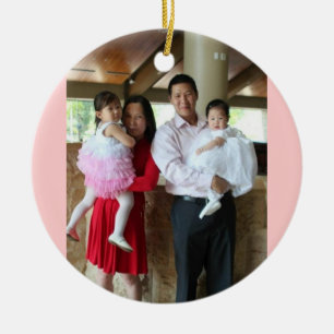 Dominic and Family Ceramic Tree Decoration