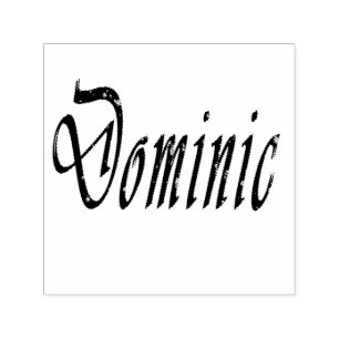 Dominic, Name, Logo, Self-inking Stamp