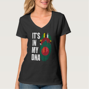 Dominica And Bangladeshi Mix DNA Flag Heritage T-Shirt