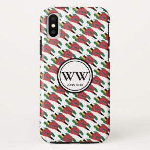 DOMINICA Christian Monogram Abundant Life Case-Mate iPhone Case