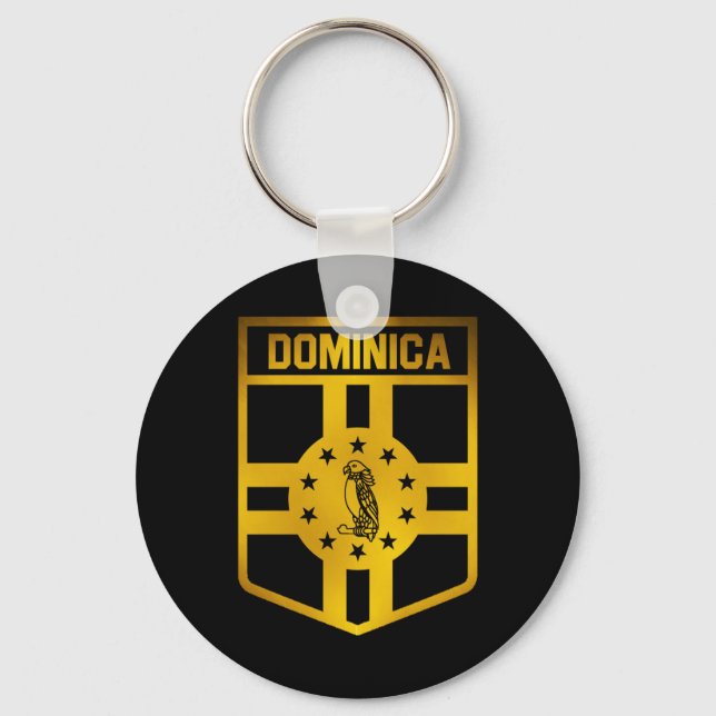 Dominica Emblem Key Ring (Front)