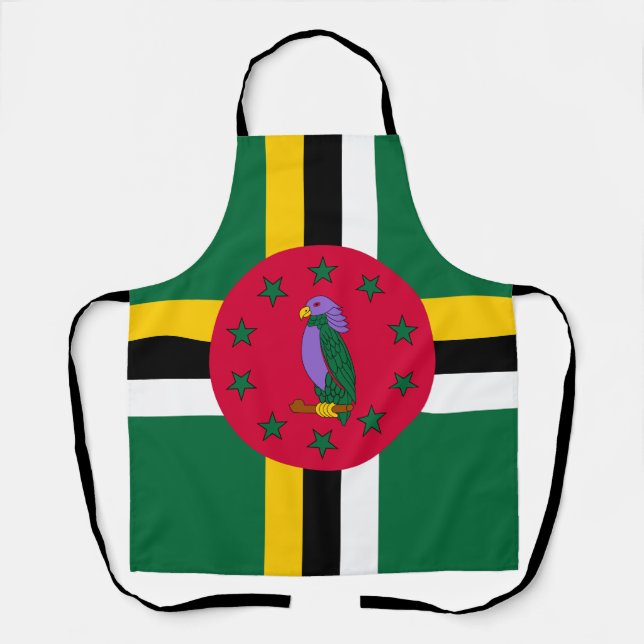 Dominica Flag Apron (Front)