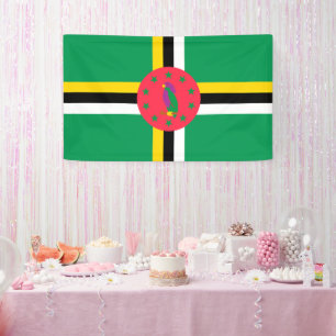 Dominica flag banner