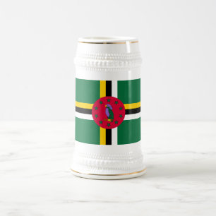 Dominica Flag Beer Stein