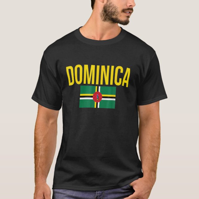 DOMINICA FLAG COMMONWEALTH T-Shirt (Front)
