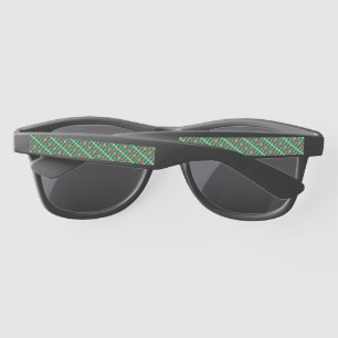 DOMINICA FLAG Dominican Patriotic Sunglasses