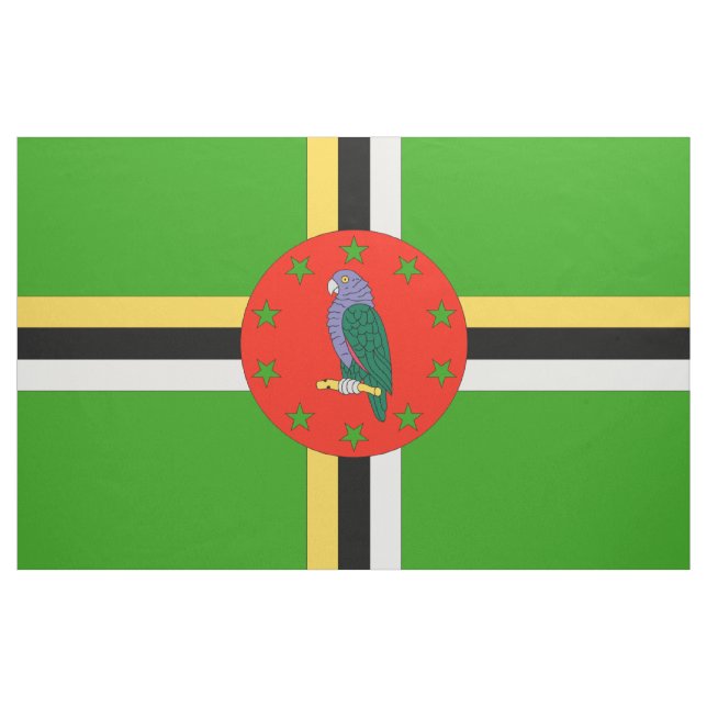 Dominica Flag Fabric (Yard)