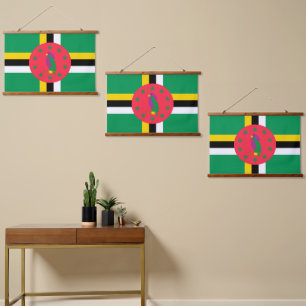 Dominica flag hanging tapestry