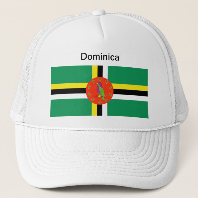 Dominica Flag Hat (Front)