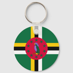 Dominica Flag Key Ring