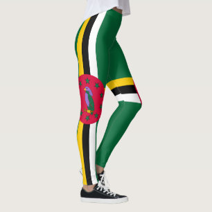 Dominica Flag Leggings