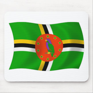 Dominica Flag Mousepad
