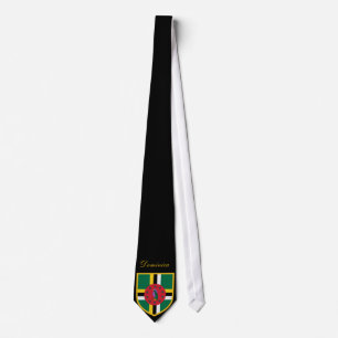 Dominica Flag Neck Tie