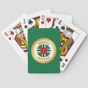 Dominica Flag Playing Cards