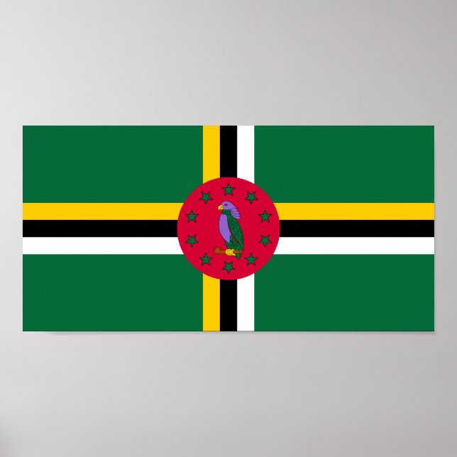Dominica Flag Poster (Front)