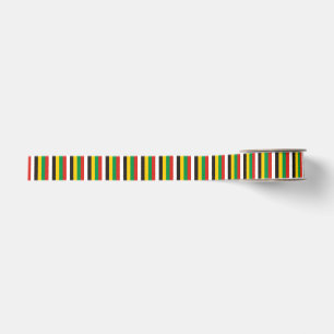Dominica guyana flag stripes country line pattern grosgrain ribbon