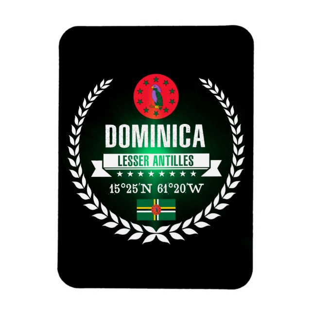 Dominica Magnet (Vertical)