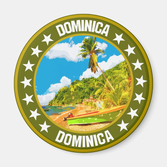 Dominica                                           magnet (Front)