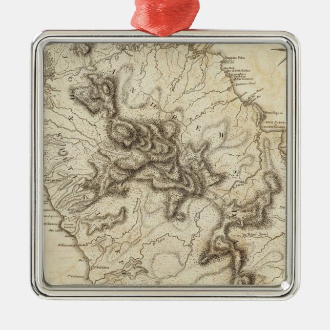 Dominica Metal Tree Decoration (Front)