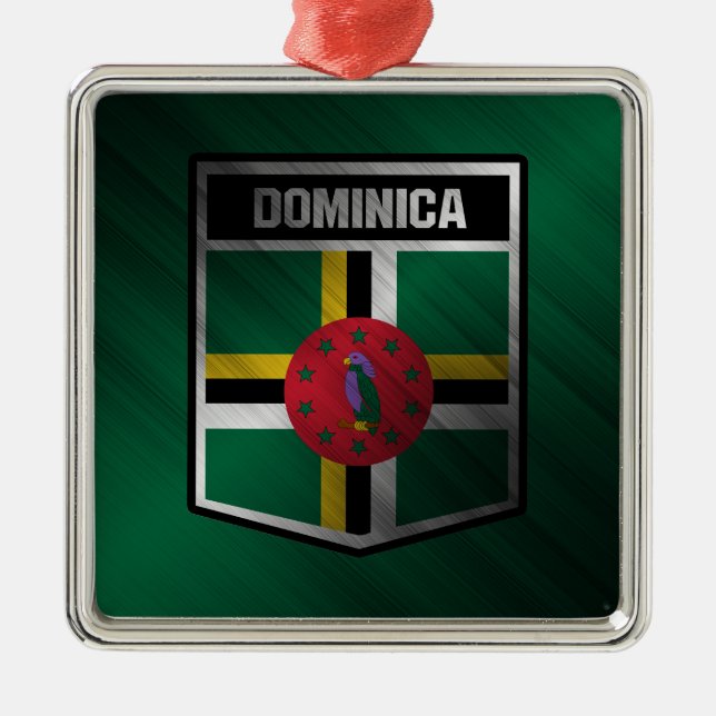 Dominica Metal Tree Decoration (Front)